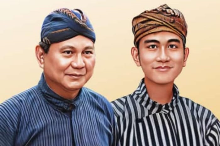 Pasangan Calon presiden Prabowo Subianto dan Cawapres Gibran Rakabuming Raka. (Dok. Istimewa)

