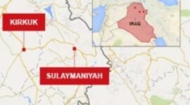 Lapangan gas yang diserang terletak di antara Kota Kirkuk dan Sulaymaniyah, di wilayah yang dikelola oleh otoritas Kurdi.(Dok. Voaindonesia.com)