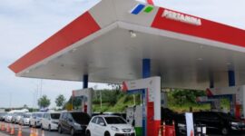 Stasiun pengisian bahan bakar Pertamina. (Dok. Pertamina.com)
