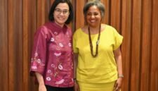 Menkeu Sri Mulyani Indrawati bertemu dengan US Treasury Department Assistant Secretary for International Trade and Development, Alexia Latortue di Jakarta pada Kamis (11/7/2024). (Dok. kemenkeu.go.id)