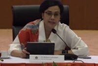 Menteri Keuangan Sri Mulyani Indrawati dalam Konferensi Pers RAPBN 2025 di Jakarta, Jumat (16/8/2024). (Tangkapan Layar Youtube Kementerian Keuangan)
