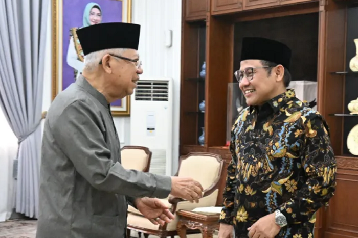 Wakil Presiden Ri, KH. Ma’ruf Amin bersama Ketua Umum Partai Kebangkitan Bangsa (PKB) Muhaimin Iskandar. (Dok. Wapresri.go.id)