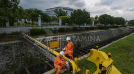 PT Pertamina Gas Negara Tbk (PGN), telah menuntaskan pekerjaan Normalisasi Pipa Gas Rasuna Said. (Dok. Pertamina.com)