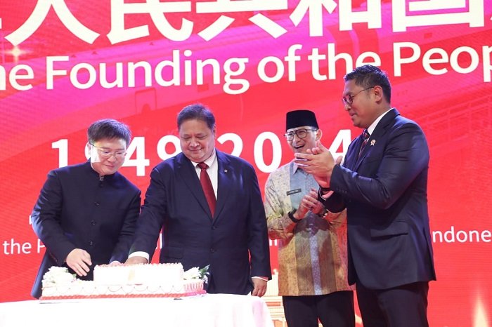 Wakil Menteri Pertanian (Wamentan) Sudaryono saat menghadiri undangan dalam acara National Day Reception of the Chinese Embassy in Indonesia di Jakarta. (Dok. Kementan)