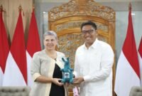 Duta Besar Australia untuk Indonesia, Penny Williams,  bertemu dengan Wakil Menteri Pertanian (Wamentan) RI Sudaryono. (Dok. Kementan)