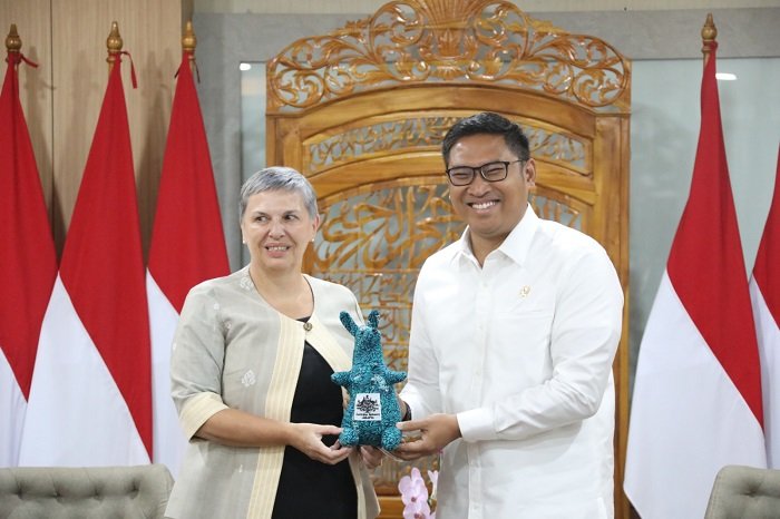 Duta Besar Australia untuk Indonesia, Penny Williams,  bertemu dengan Wakil Menteri Pertanian (Wamentan) RI Sudaryono. (Dok. Kementan)