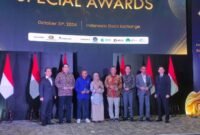 Foto : Penghargaan CSA Award 2024 ini merupakan bagian dari program kerja AAEI yang didukung oleh Asosiasi Profesional Pasar Modal Indonesia (PROPAMI). (Doc.PROPAMI)