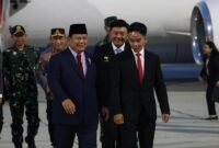 Presiden Prabowo Subianto kembali ke tanah air. (Dok, Tim Media Prabowo)