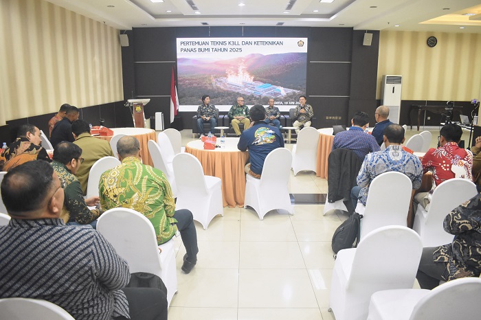 Pertamina Drilling ungkap strategi K3LL dan kepemimpinan berkelanjutan dalam pengembangan energi panas bumi nasional di forum teknis EBTKE 2025. (Dok. PT Pertamina Drilling Services Indonesia)

