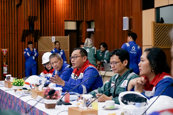Sesi strategis membahas roadmap hilirisasi CO₂ dan nilai tambah LNG di pasar domestik dan global. (Dok. PT Pertamina )
