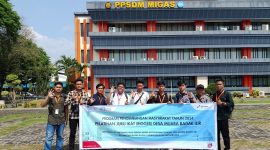 1. Pelepasan peserta pelatihan rigger PHSS di Kantor Desa Muara Badak Ilir, momentum awal menuju kemandirian pemuda lokal. (Dok. PT Pertamina Hulu Indonesia)