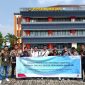 1. Pelepasan peserta pelatihan rigger PHSS di Kantor Desa Muara Badak Ilir, momentum awal menuju kemandirian pemuda lokal. (Dok. PT Pertamina Hulu Indonesia)